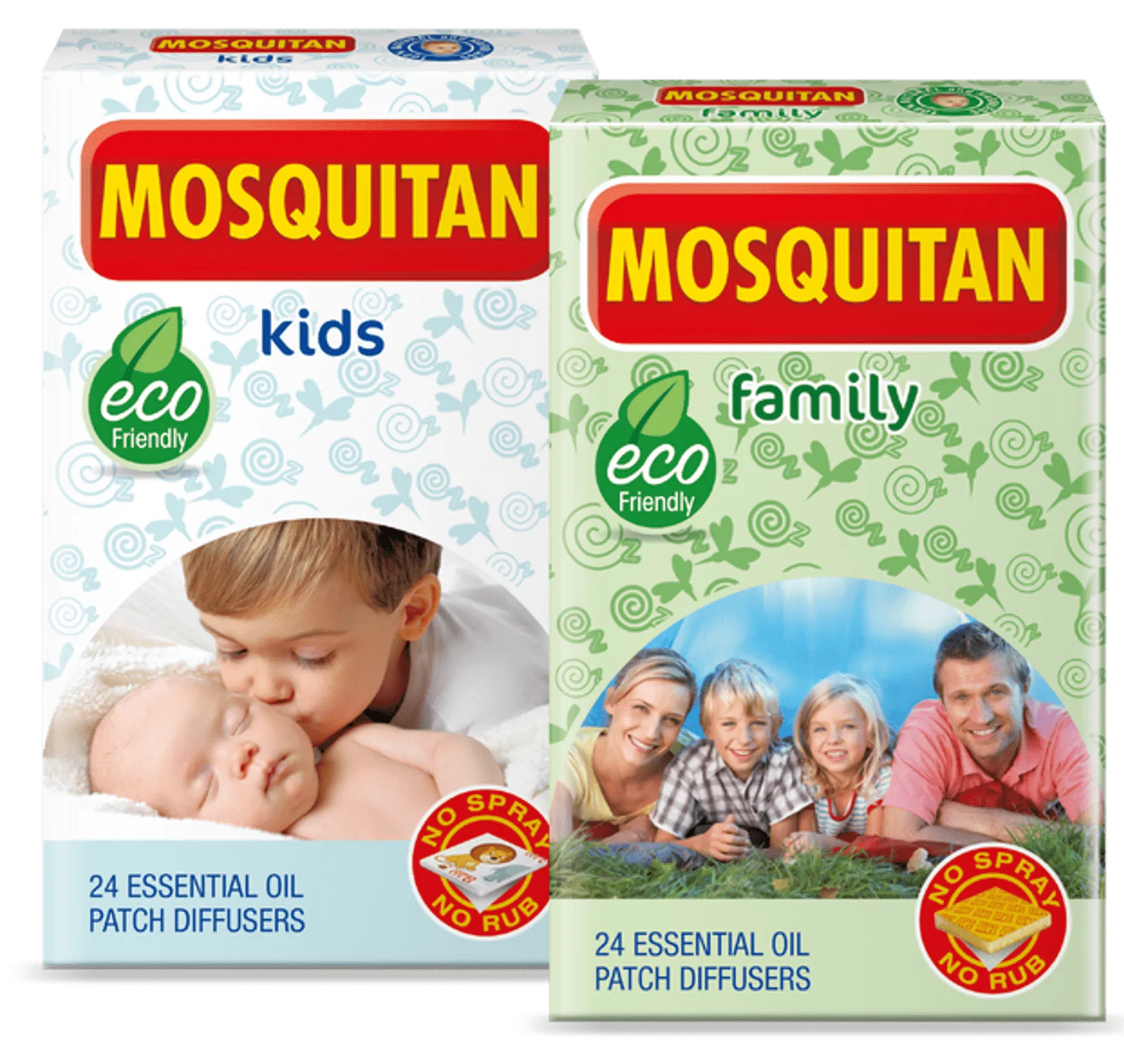 Verpackungen MOSQUITAN kids und MOSQUITAN family